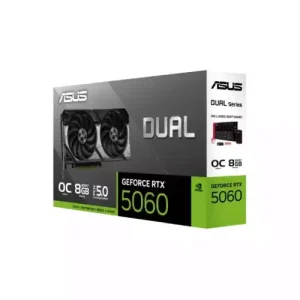 ASUS Dual GeForce RTX 5060 8GB GDDR7 OC Edition Graphics Card